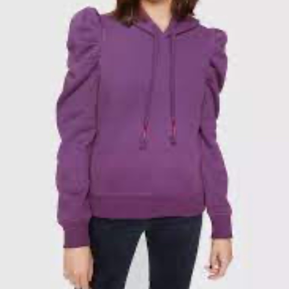 Rebecca Minkoff Janine Hoodie purple New with tags - Picture 2 of 4